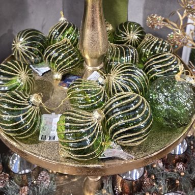 Christbaumkugeln aus Glas